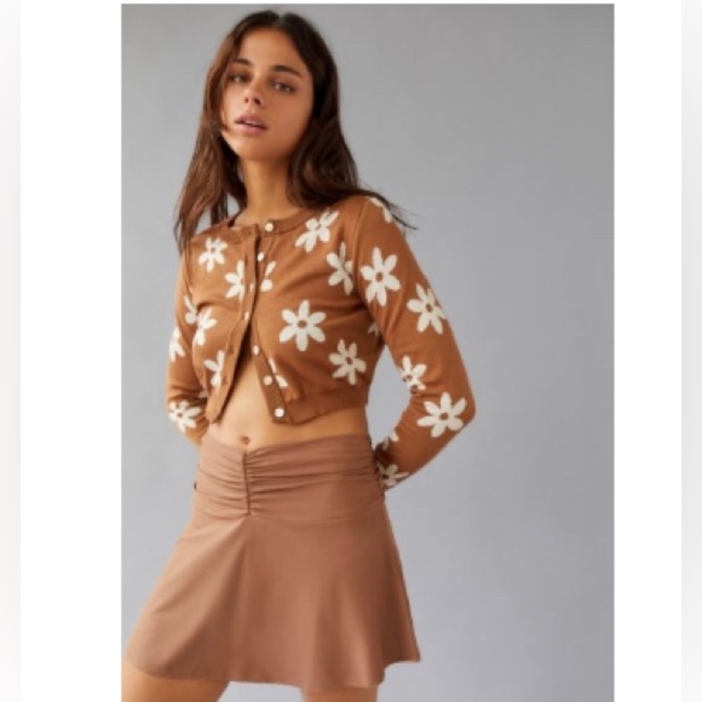 Urban Outfitters ruched mini skirt